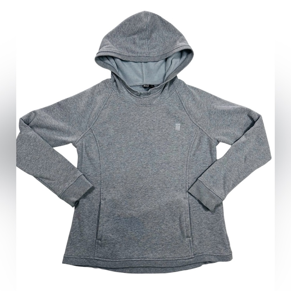 Fila Women’s Heather Gray Hooded Sweatshirt M | Fleece Lined